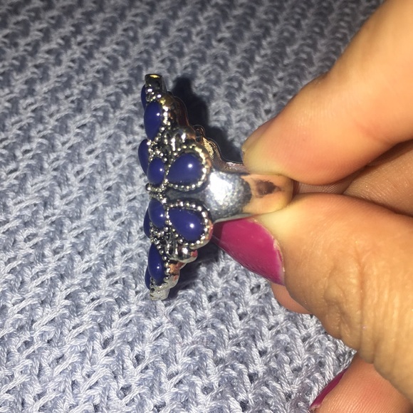 Blue / Silver Ring - Picture 2 of 3